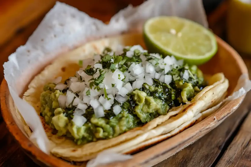 Taco with Fresh Toppings